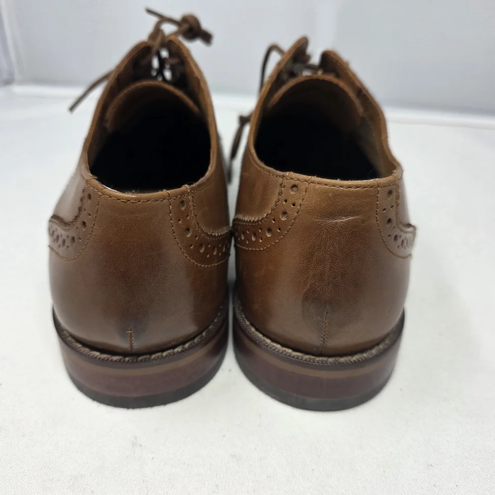 NEW Florsheim Marino Oxford Cap Toe Men's Size 9D Saddle Tan #11589‎ 257 No Box.
